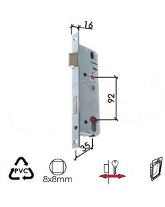 Dabel brava za pvc vrata B2036 C Hr 35/92/16/8 3.stepen DSP