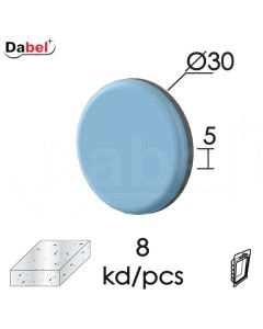 Dabel podloška samol. za nameštaj fk01 siva fi30 mm 8kom
