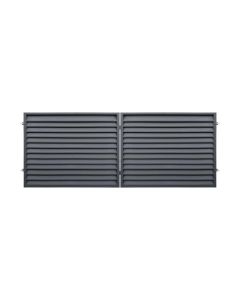 Polbram Klaudia dvokrilna metalna kapija 4,00x1,50m